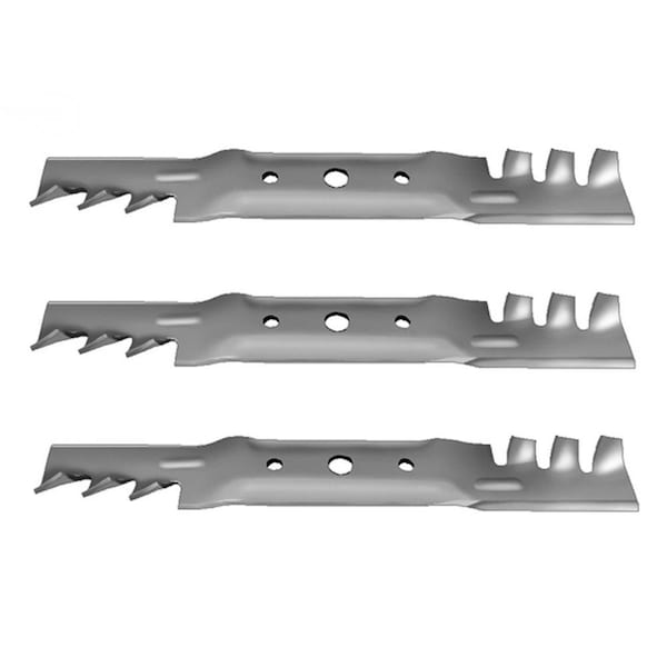 Aic Replacement Parts Fits John Deere Mower L120 & L130 Mulch Blades for 48'' Deck - GX20250 LAB50-0206_x3 - main
